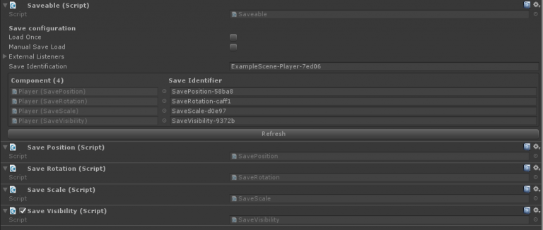 Component Save System - A free save system for Unity - Lowscope